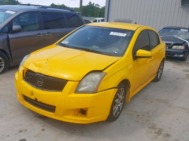 3N1CB61E38L659552 - 2008 NISSAN SENTRA SE- YELLOW photo 2