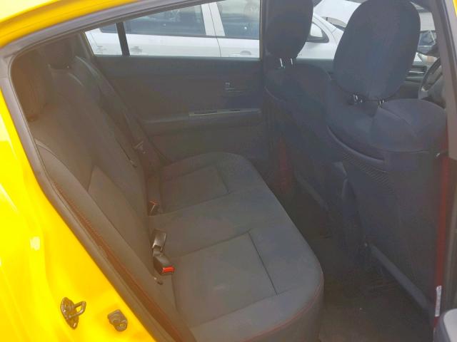 3N1CB61E38L659552 - 2008 NISSAN SENTRA SE- YELLOW photo 6