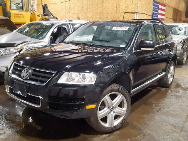 WVGEM77L14D065484 - 2004 VOLKSWAGEN TOUAREG 4. BLACK photo 2