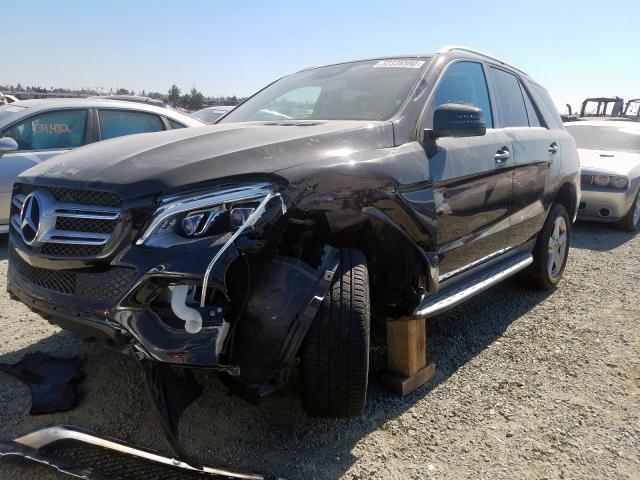 4JGDA5HB4HA906641 - 2017 MERCEDES-BENZ GLE 350 4MATIC  photo 2