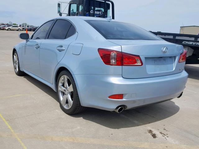 JTHBF5C22C5162008 - 2012 LEXUS IS 250 BLUE photo 3