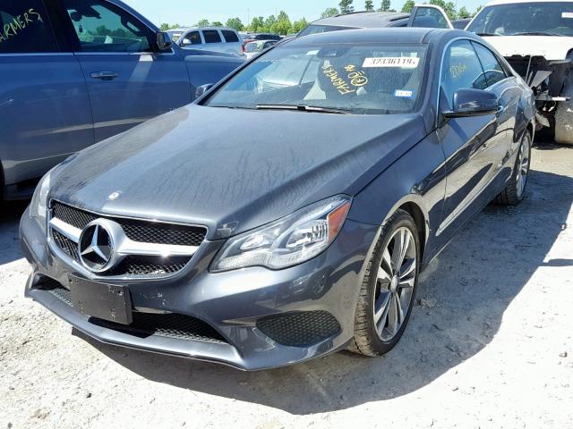 WDDKJ5KB8EF243910 - 2014 MERCEDES-BENZ E 350 GRAY photo 2