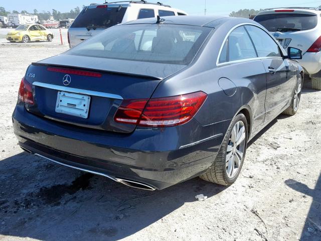 WDDKJ5KB8EF243910 - 2014 MERCEDES-BENZ E 350 GRAY photo 4