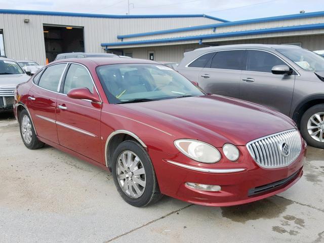 2G4WD582181192414 - 2008 BUICK LACROSSE C RED photo 1