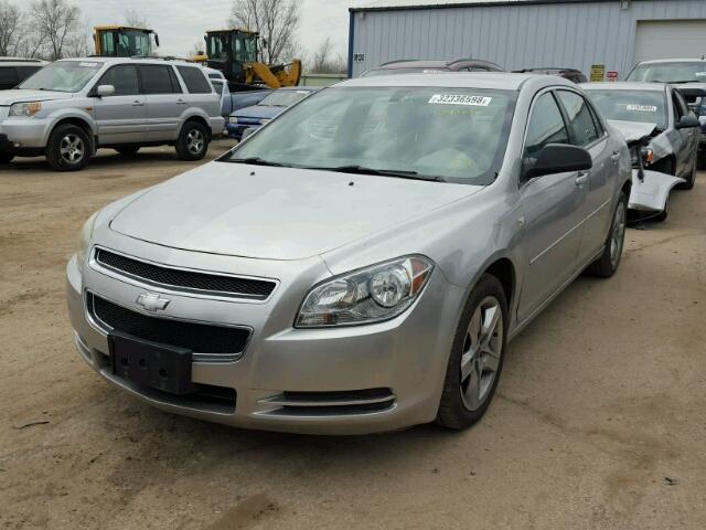 1G1ZG57N28F116707 - 2008 CHEVROLET MALIBU LS Gümüş foto 2