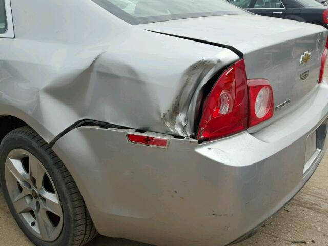 1G1ZG57N28F116707 - 2008 CHEVROLET MALIBU LS Gümüş foto 9