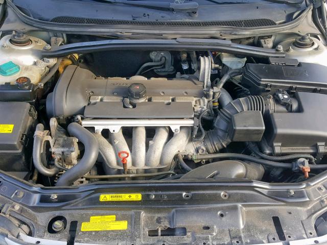 YV1RS61T232276647 - 2003 VOLVO S60 SILVER photo 7