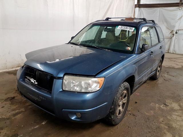 JF1SG63627H712082 - 2007 SUBARU FORESTER 2.5X  photo 2