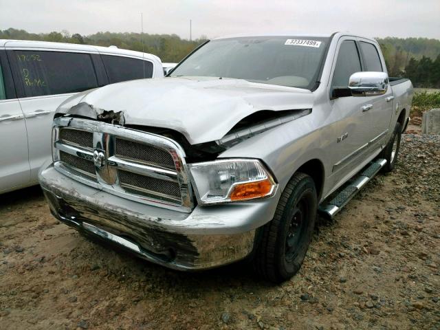 1D3HB13P69S768960 - 2009 DODGE RAM 1500 SILVER photo 2