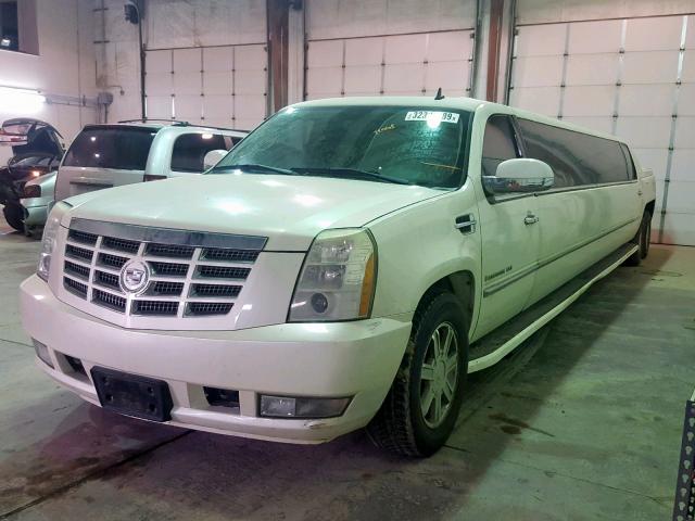 3GYFK62878G131874 - 2008 CADILLAC ESCALADE E WHITE photo 2