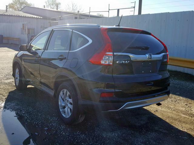 2HKRM4H79GH633131 - 2016 HONDA CR-V EXL BLACK photo 3