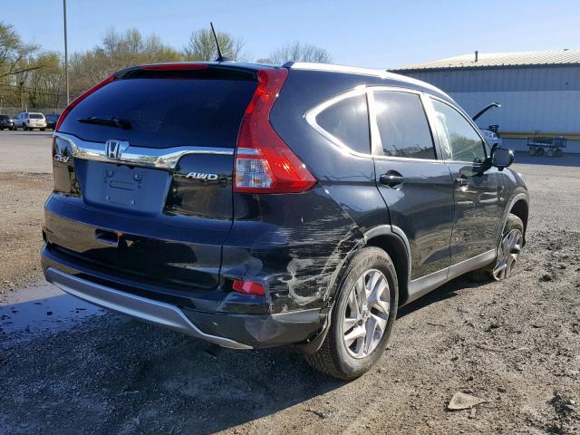 2HKRM4H79GH633131 - 2016 HONDA CR-V EXL BLACK photo 4