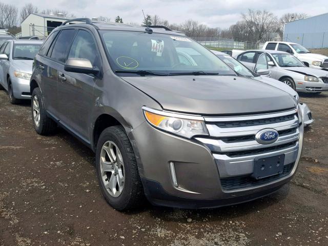 2FMDK4JCXCBA65562 - 2012 FORD EDGE SEL GRAY photo 1