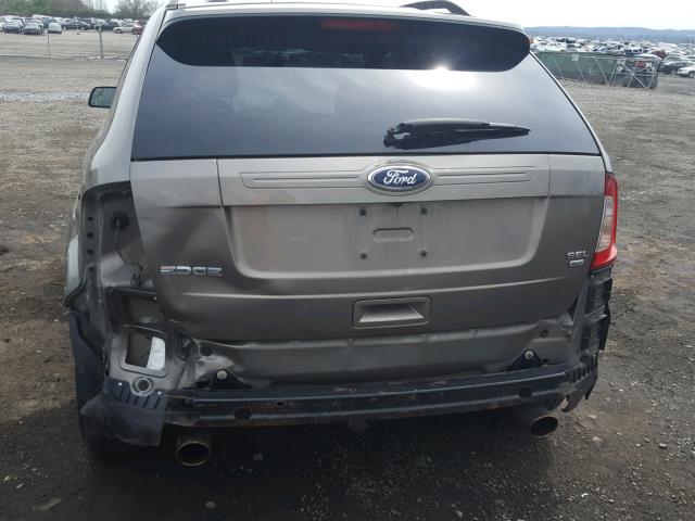 2FMDK4JCXCBA65562 - 2012 FORD EDGE SEL GRAY photo 9