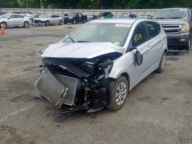 KMHCT5AE3HU312549 - 2017 HYUNDAI ACCENT SE GRAY photo 2