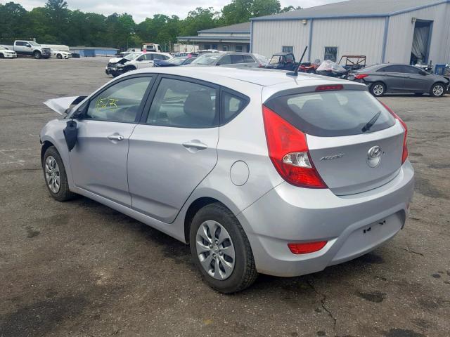 KMHCT5AE3HU312549 - 2017 HYUNDAI ACCENT SE GRAY photo 3