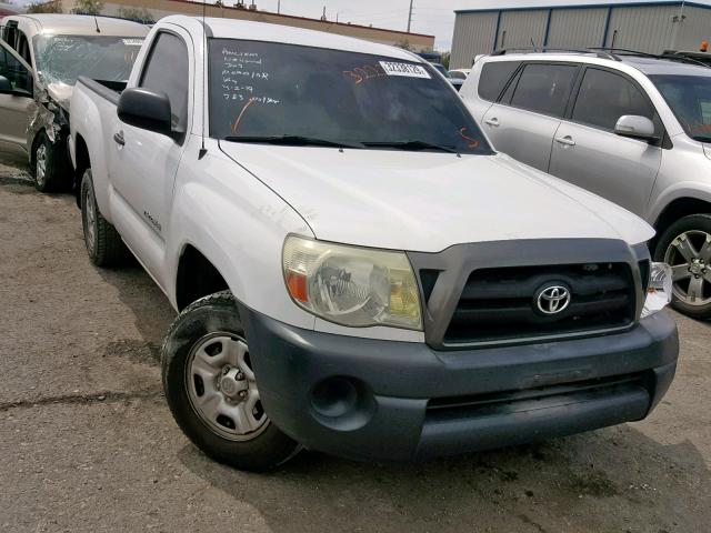 5TENX22N46Z286899 - 2006 TOYOTA TACOMA WHITE photo 1