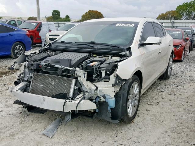 1G4GC5E35DF241850 - 2013 BUICK LACROSSE WHITE photo 2