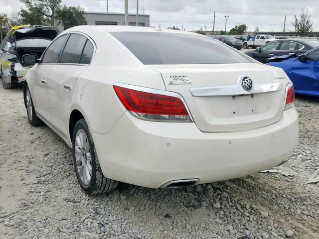 1G4GC5E35DF241850 - 2013 BUICK LACROSSE WHITE photo 3