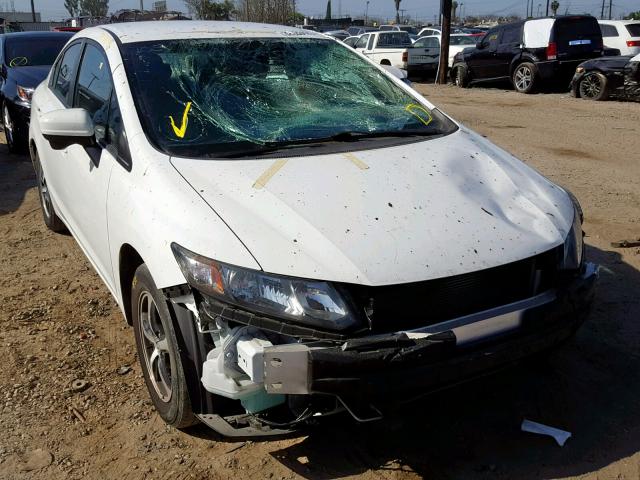 19XFB2F76FE237855 - 2015 HONDA CIVIC SE WHITE photo 1