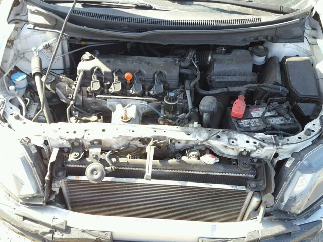 19XFB2F76FE237855 - 2015 HONDA CIVIC SE WHITE photo 7