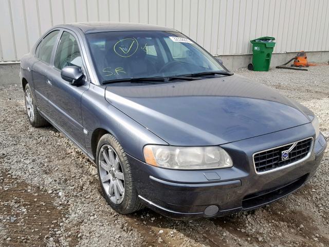 YV1RH592562520719 - 2006 VOLVO S60 2.5T GRAY photo 1