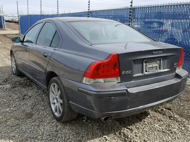 YV1RH592562520719 - 2006 VOLVO S60 2.5T GRAY photo 3