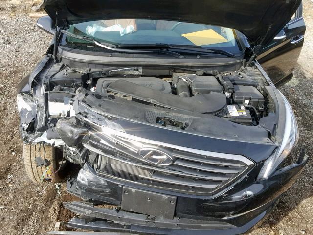 5NPE34AF7FH168835 - 2015 HYUNDAI SONATA SPO BLACK photo 7