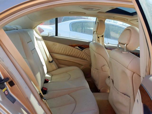 WDBUF65J73A133064 - 2003 MERCEDES-BENZ E 320 GOLD photo 6