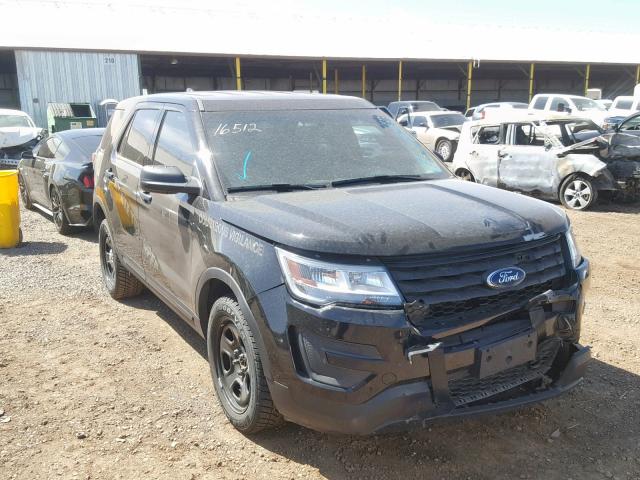 1FM5K8AR3GGB65839 - 2016 FORD EXPLORER P BLACK photo 1