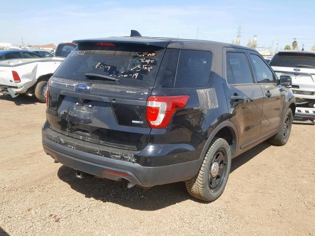 1FM5K8AR3GGB65839 - 2016 FORD EXPLORER P BLACK photo 4