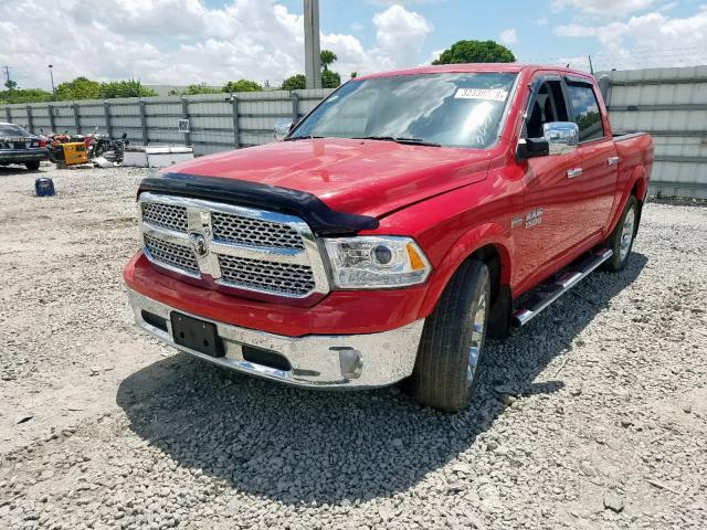 1C6RR6NT9GS382506 - 2016 RAM 1500 LARAM RED photo 2