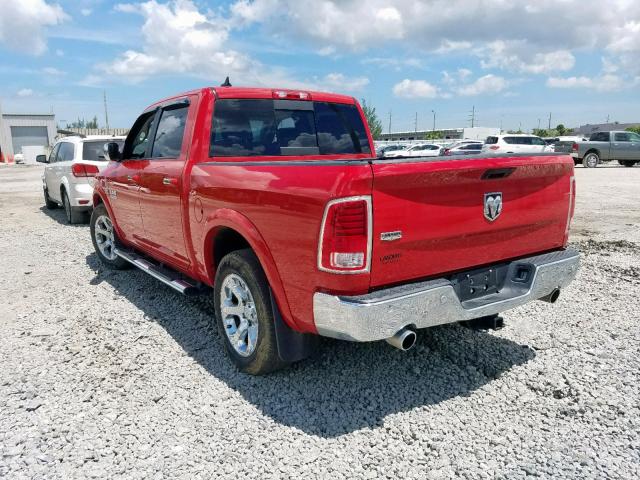 1C6RR6NT9GS382506 - 2016 RAM 1500 LARAM RED photo 3