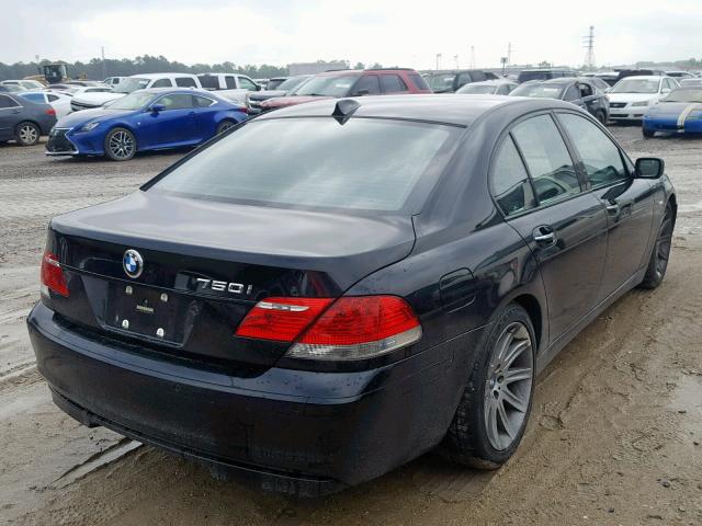 WBAHL835X6DT01759 - 2006 BMW 750 I BLACK photo 4