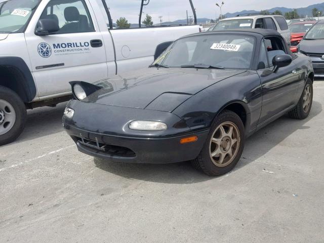 JM1NA3537T0713280 - 1996 MAZDA MX-5 MIATA BLACK photo 2