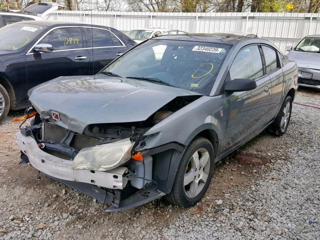 1G8AW15F27Z145319 - 2007 SATURN ION LEVEL CHARCOAL photo 2