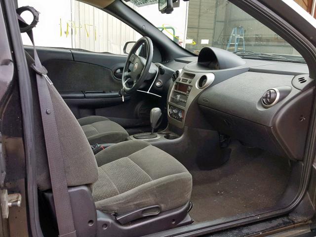 1G8AW15F27Z145319 - 2007 SATURN ION LEVEL CHARCOAL photo 5
