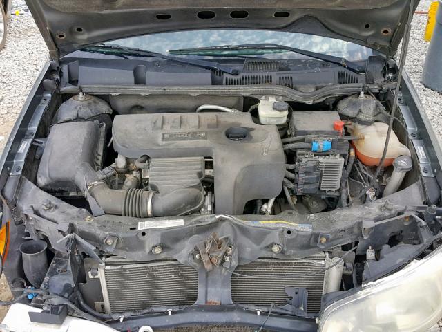 1G8AW15F27Z145319 - 2007 SATURN ION LEVEL CHARCOAL photo 7