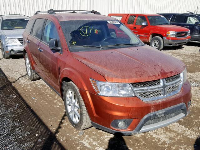 3C4PDDFG1ET103940 - 2014 DODGE JOURNEY R/ ORANGE photo 1