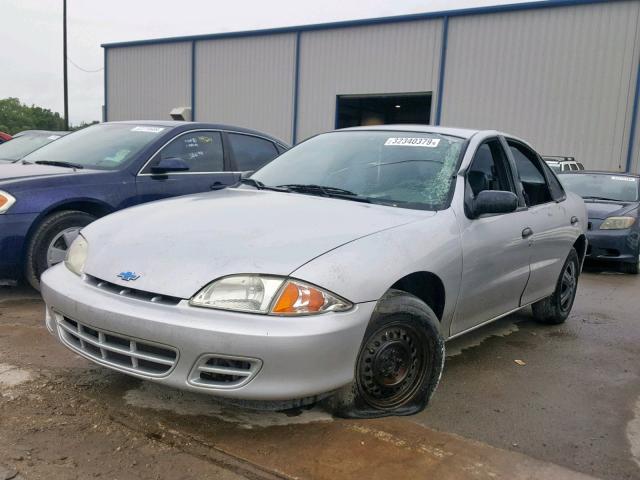 1G1JC524117288086 - 2001 CHEVROLET CAVALIER B SILVER photo 2