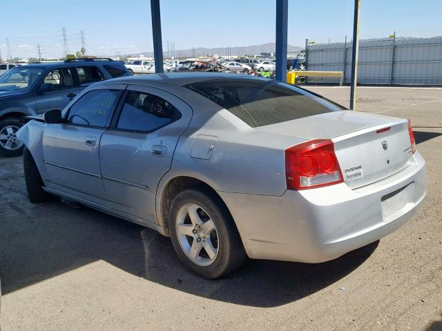 2B3CA3CV7AH186203 - 2010 DODGE CHARGER SX SILVER photo 3