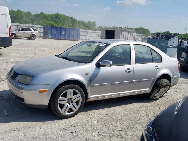 3VWSD69M41M084017 - 2001 VOLKSWAGEN JETTA GLS SILVER photo 2