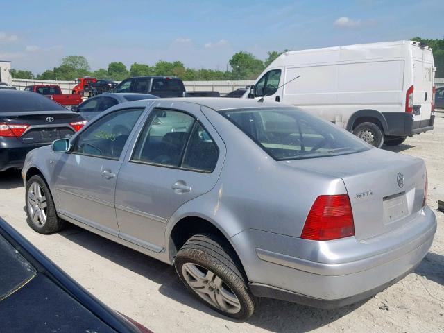 3VWSD69M41M084017 - 2001 VOLKSWAGEN JETTA GLS SILVER photo 3