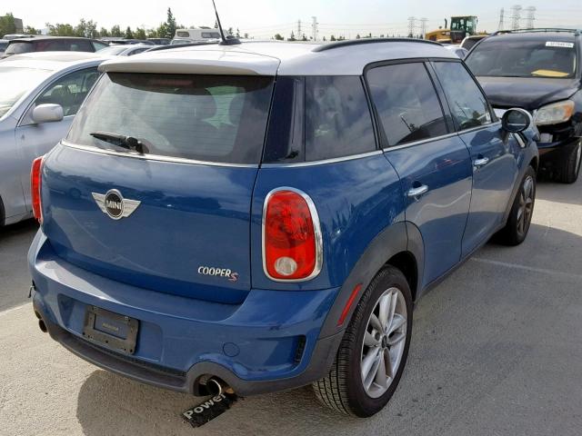 WMWZC3C50CWL82648 - 2012 MINI COOPER S C BLUE photo 4