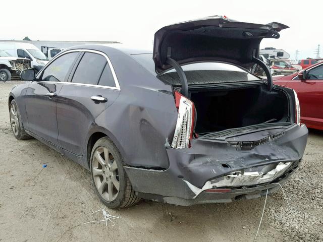 1G6AA5RA0E0116416 - 2014 CADILLAC ATS PURPLE photo 3