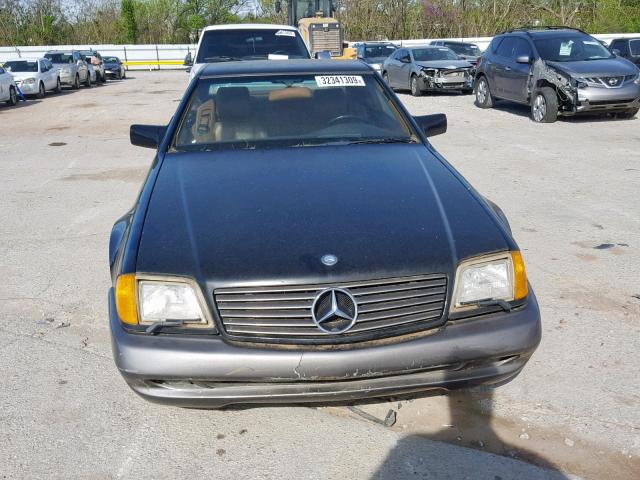 WDBFA66E6NF038168 - 1992 MERCEDES-BENZ 500 SL BLACK photo 9