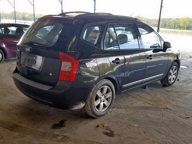 KNAFG526087167916 - 2008 KIA RONDO LX BLACK photo 4