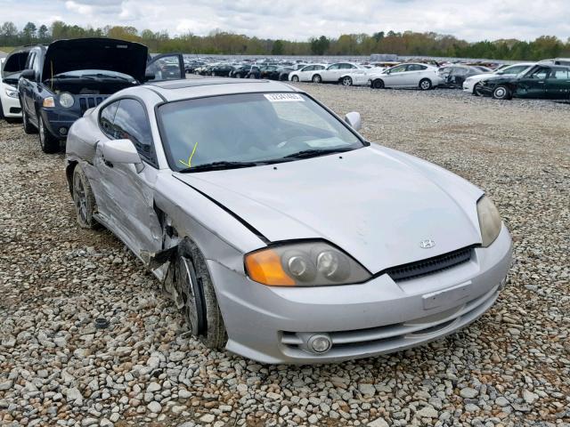 KMHHN65F13U052234 - 2003 HYUNDAI TIBURON GT SILVER photo 1