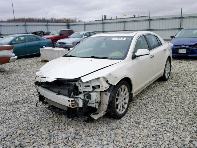 1G1ZG5E78CF226884 - 2012 CHEVROLET MALIBU LTZ WHITE photo 2