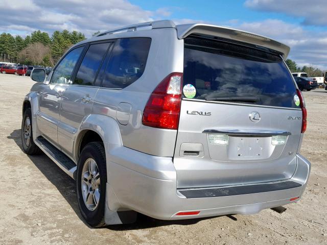 JTJBT20X080162471 - 2008 LEXUS GX 470 SILVER photo 3